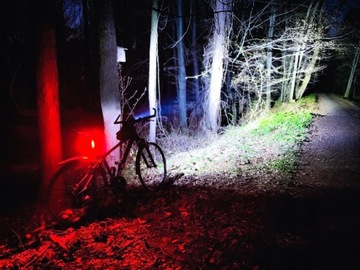 МОЩНЫЙ СВЕТОДИОДНЫЙ ЗАДНИЙ ВЕЛОСИПЕДНЫЙ ФОНАРЬ USB 15H iLIGHT PRO