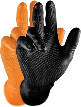 ПЕРЧАТКИ МАСТЕРСКИЕ МЕХАНИКИ ЧЕРНЫЕ GRIPPAZ L 50 шт.