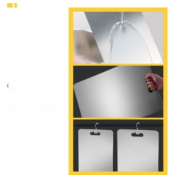 РАЗДЕЛОЧНАЯ ДОСКА ИЗ НЕРЖАВЕЮЩЕЙ СТАЛИ, БОЛЬШОЙ КОВРИК