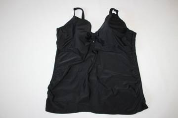 SWIM by CACIQUE~~CZARNY STRÓJ KĄPIELOWY TANKINI BALCONETTE~ 44DDD
