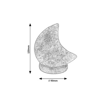 LAMPKA WASABI LED RGB NA USB SOLNA KSIĘŻYC RABALUX