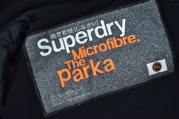SUPERDRY Microfibre The Parka Ocieplana Kurtka Męska XXL