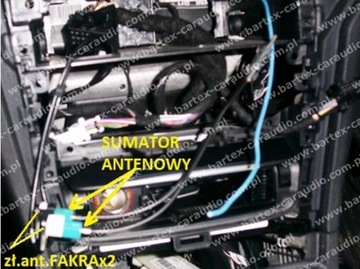 Антенный адаптер Ford 2x FAKRA, разъем ISO 40365