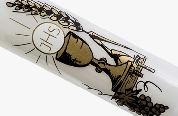 ПРИЧАСТНИЧЕСКАЯ СВЕЧА С АППЛИКАЦИЯМИ