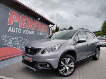 Peugeot 2008 I SUV Facelifting 1.2 PureTech 130KM 2018 Peugeot 2008 Navi Kamera Panorama Klimatronik 1.2 Benzyna 130KM