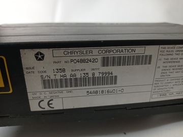 CD-ЧЕЙНДЖЕР CHRYSLER VOYAGER P04882420