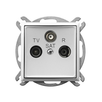 ARIA Gniazdo RTV-SAT końcowe biały GPA-US/m/00