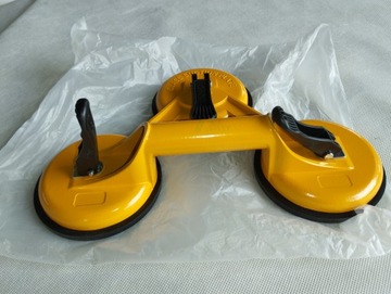 Przyssawka do montażu szyb/glazury mocna aluminiowa do 135 kg potrójna