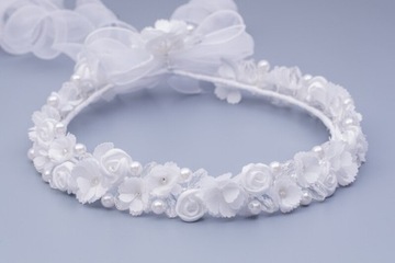 Wianek komunijnyu biały 052