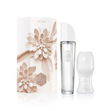 ZESTAW PUR BLANCA 2 SZT. PUDEŁKO AVON DLA NIEJ