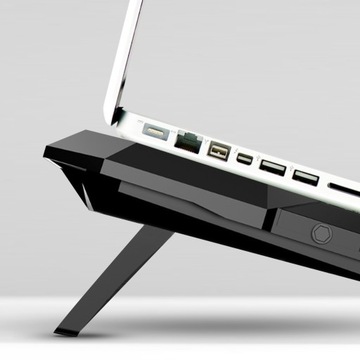 ТИХАЯ охлаждающая подставка для ноутбука 12–17 дюймов, контроль скорости, 6x вентиляторов