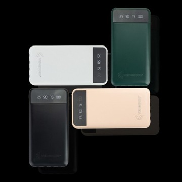 Powerbank 10000 мАч POWER BANK с фонариком, microUSB, USB-C, USB BL