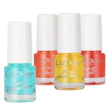 4x La'kier Oliwka serum odżywka do skórek paznokci