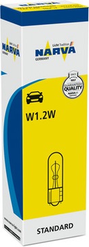 Żarówka W1.2W 12V CAŁOSZKLANA NARVA 17037 1 szt.