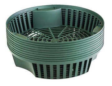 НАБОР 10x КОРЗИНА КРЫШКА ДЛЯ ПОСАДКИ ЛУКОВИЧНЫХ ЦВЕТОВ 215мм