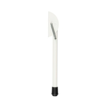 Stopka do drzwi garażowych - ST 250x14 biała