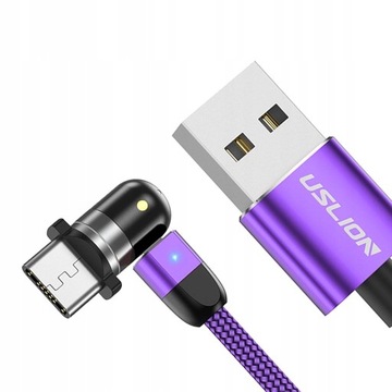 540 USB-кабель для зарядки 360 180 фиолетовый 2 м