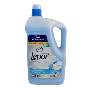 Lenor płyn do płukania Spring Aprilfrisch 5l niebieski 200 płukań