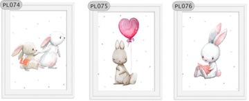 GROSZKI KRÓLICZKI PLAKAT PLAKATY 61CMX91CM