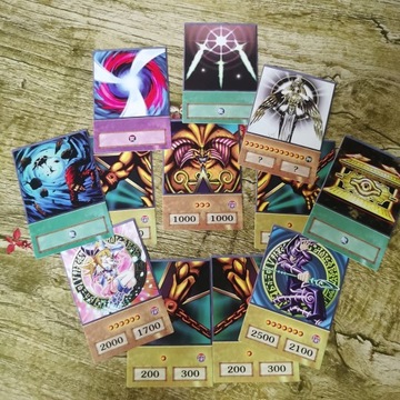 Открытки Yu-Gi-Oh DIY, Дуэль, Голубоглазый Белый Дракон, Темный Архимаг