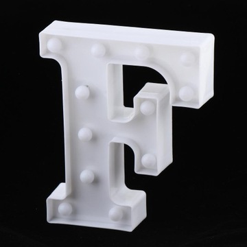 Декоративная светодиодная буквенная вывеска с подсветкой F.