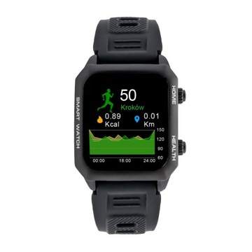 ZEGAREK SMARTWATCH Z CIŚNIENIOMIERZEM PULSOKSYMETR TEMPERATURA PULSOMIERZ