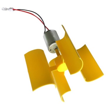 Edukacyjny model mini generatora wiatrowego z turb