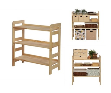 Модульный книжный шкаф BERDO 82,4x80x34,4 3P