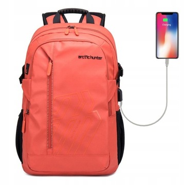 Plecak Arctic Hunter na laptopa 15,6 B00387 USB po