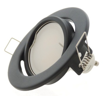 ПОДВИЖНЫЙ СВЕТИЛЬНИК ДЛЯ СОФИТА КРЫШИ ГРАФИТ + LED 3W