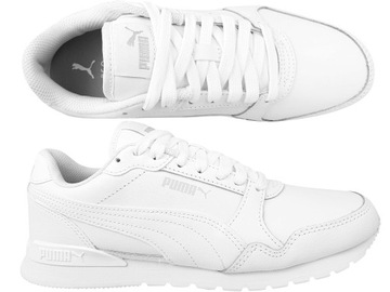 PUMA ST RUNNER 384904 02 BUTY BIAŁE LEKKIE SKÓRA