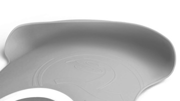 Нагрудник Twistshake с карманом, 2 шт., белый+серый