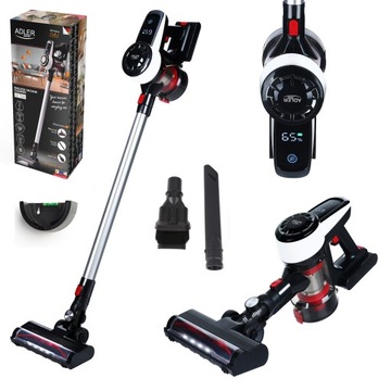 Odkurzacz pionowy cyklon 2w1 Adler 22.2V 350W HEPA