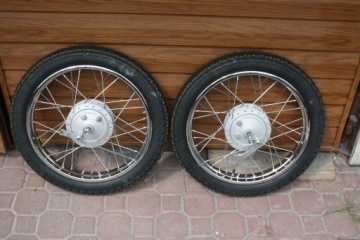 ОБОД КОЛЕСА БЕЗ ГРАВИРОВКИ WSK 125 175 1,85-18 + СПИЦЫ ХРОМ 3,1