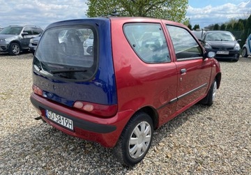 Fiat Seicento Hatchback 3d 0.9 39KM 1999 Fiat Seicento krajowy niski przebieg, zdjęcie 3