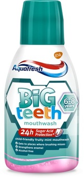 Aquafresh Big Teeth płyn do jamy ustnej dzieci