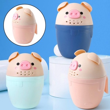 Прекрасная чашка для ополаскивания шампуня Baby Shower Spoons розового цвета.