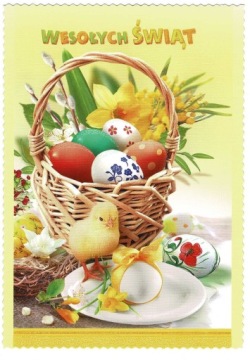 POCZTÓWKA KARTKA WIELKANOC ŚWIĘTA 1 SZTUK