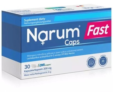 Narum Fast Caps - 200mg - 30kaps.