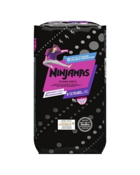 Трусики-підгузки Ninjamas Pampers Pants білизна Розмір 8, 9 шт. 27-43 кг