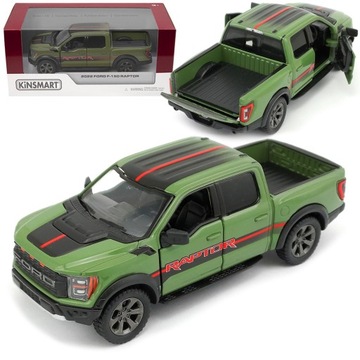 AUTO METALOWE FORD F-150 RAPTOR METALOWY SAMOCHÓD MODEL AUTKO KINSMART 1 46