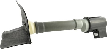 Переходник ПВХ на 110 колено 70х80мм GALECO черный