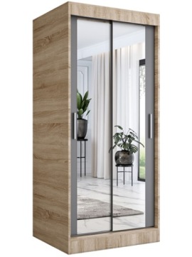 СОВРЕМЕННЫЙ ШКАФ РАЗДВИЖНЫЙ = ДУБ СОНОМА + АНТРАЦИТ