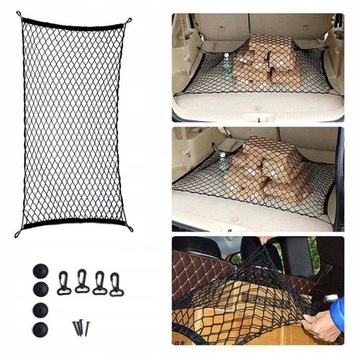 СЕТКА БАГАЖНИКА, АВТОМОБИЛЬНАЯ, 110x60, ПРОЧНАЯ ДЛЯ БАГАЖНИКА АВТОМОБИЛЯ
