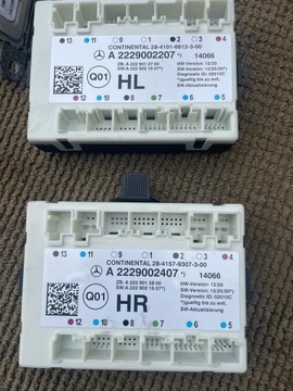 modul drzwi szyb mercedes w222 2229002207 2229002407