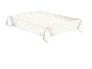 Obrus papierowy KROPKI KOLOROWE 120x180cm Pol-Mak