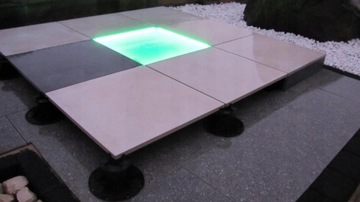 Крестовина для плит настила - Анкерный кронштейн BUILD для газона, песка, гравия