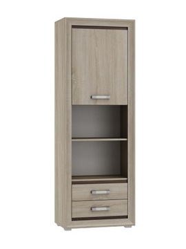 Nowoczesny Regał 70cm Dąb Sonoma Sandra