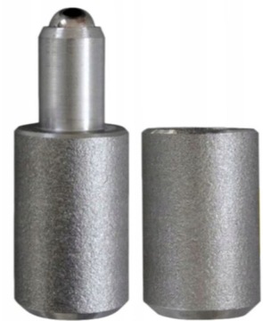 ZAWIAS TOCZONY Z KULKĄ DO SPAWANIA BUDOWLANY DO BRAMY FURTKI FI 25 92MM