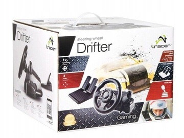 Рулевое колесо + педали Tracer Drifter USB ИГРОВОЕ КОЛЕСО ДЛЯ ПК/PS2/PS3 В ПОДАРОК